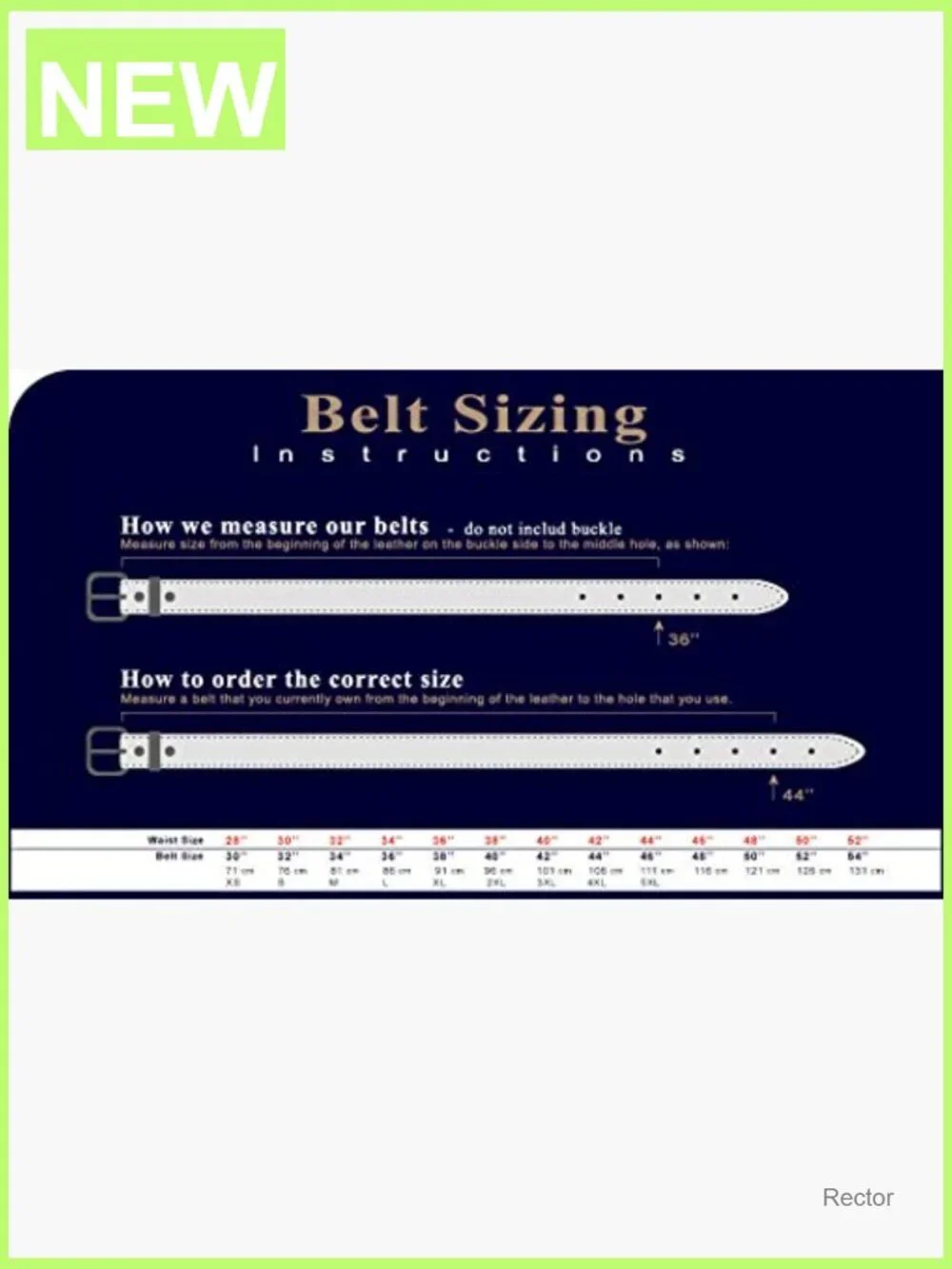 Genuine Full Grain Leather Casual Jean Belt 1.5